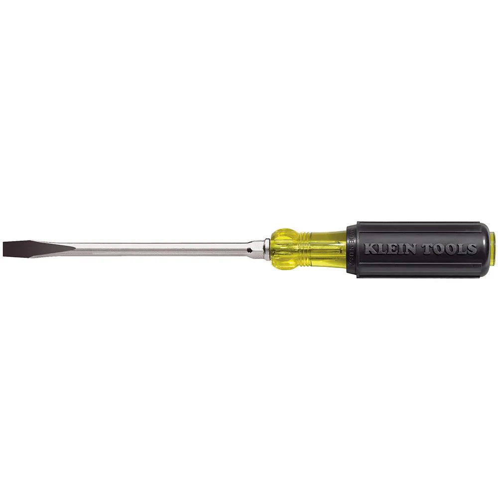 Klein Tools 5/16-Inch Keystone Tip Screwdriver, 6-Inch Length, Model 602-6