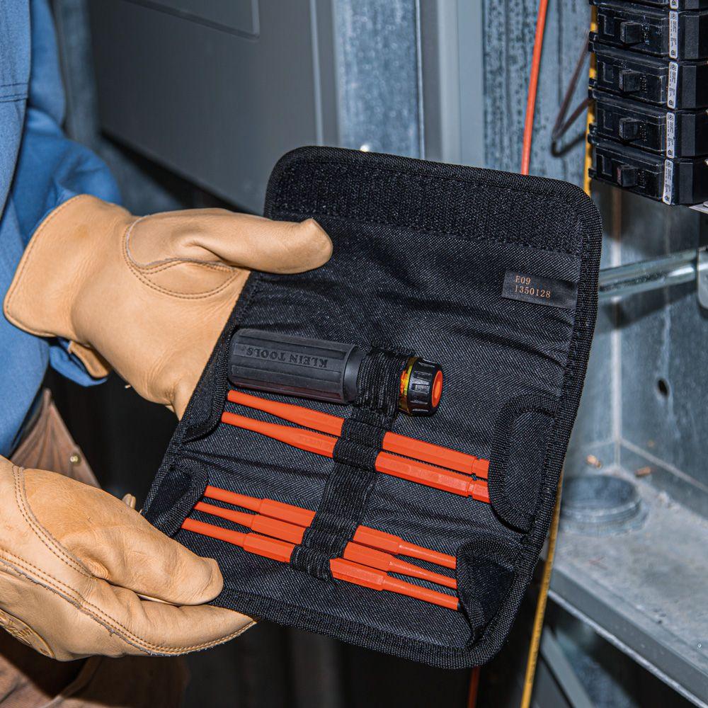 Klein Tools 8-in-1 Insulated Interchangeable Screwdriver Set, Model 32288 - Image 10