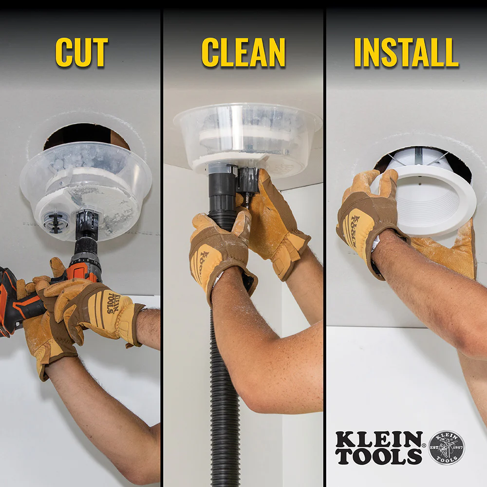 Klein Tools Adjustable Hole Saw with Auto-Set Arms, Model 53710 - Image 6