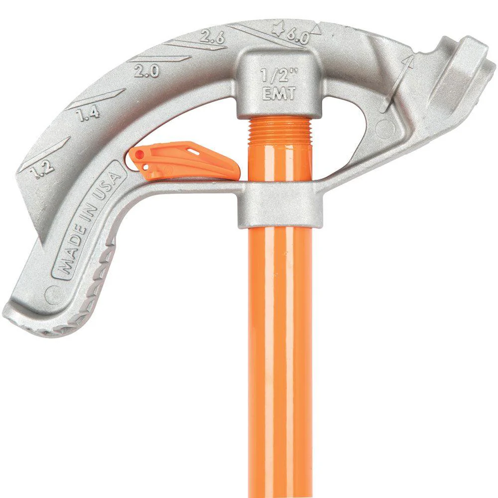 Klein Tools Aluminum Conduit Bender 1/2-Inch EMT with Angle Setter™, Model 51606 - Image 4