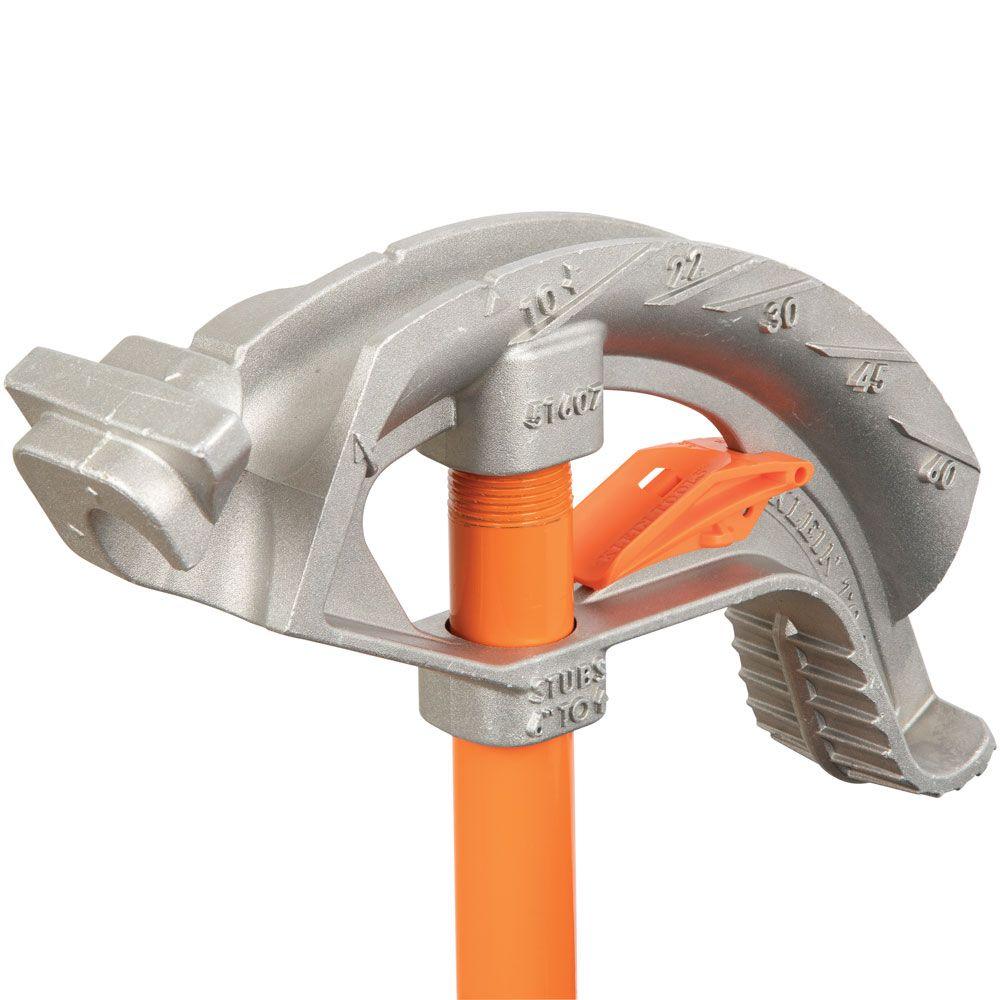 Klein Tools Aluminum Conduit Bender 3/4-Inch EMT with Angle Setter™, Model 51607