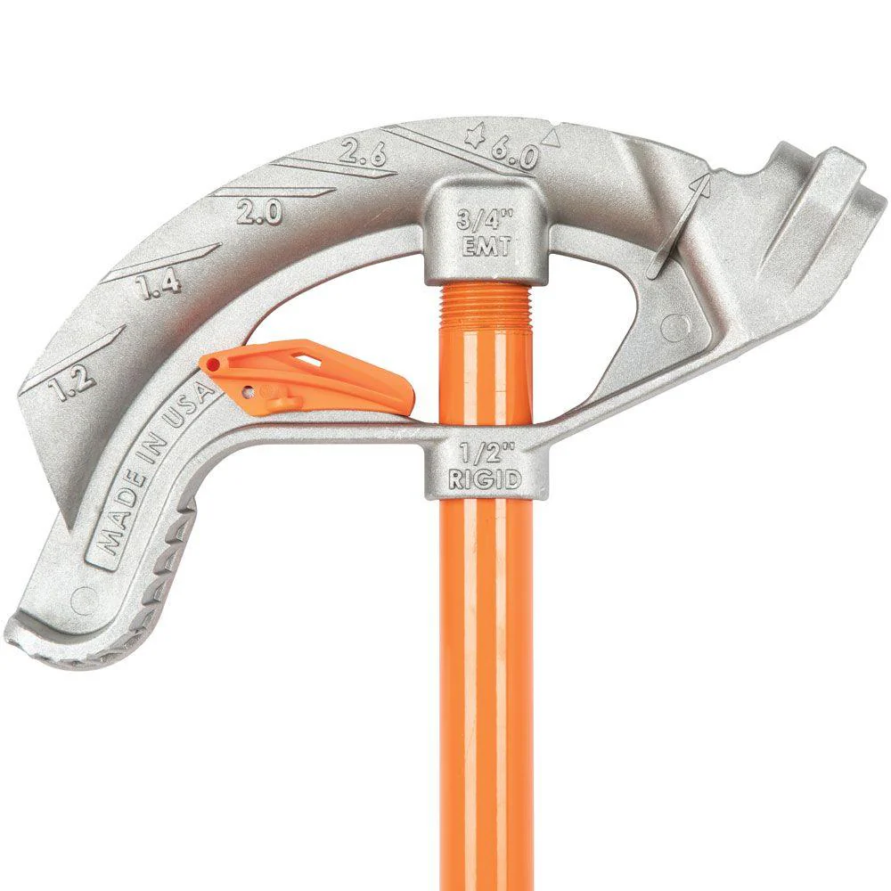 Klein Tools Aluminum Conduit Bender 3/4-Inch EMT with Angle Setter™, Model 51607 - Image 7