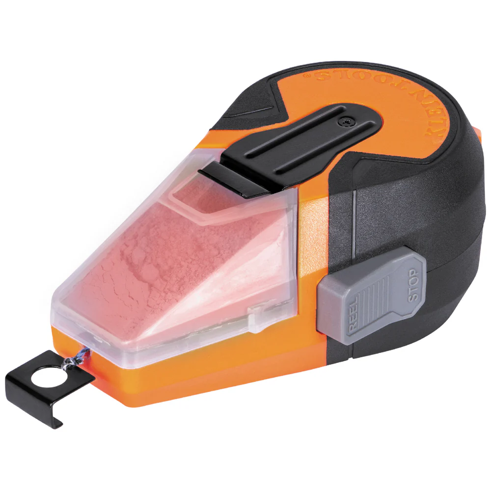 Klein Tools Auto-Retracting Chalk Line with Red Chalk, Model CHLK50R*