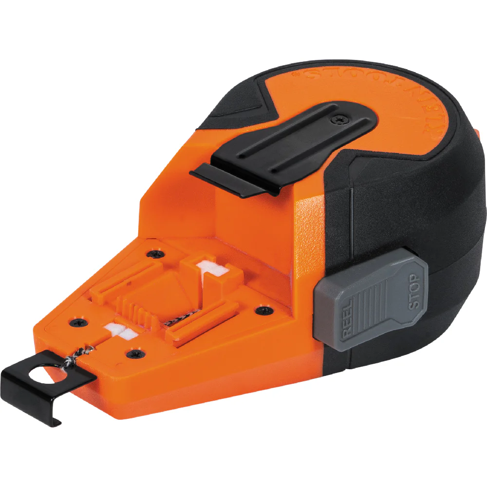 Klein Tools Auto-Retracting Chalk Line with Red Chalk, Model CHLK50R* - Image 4