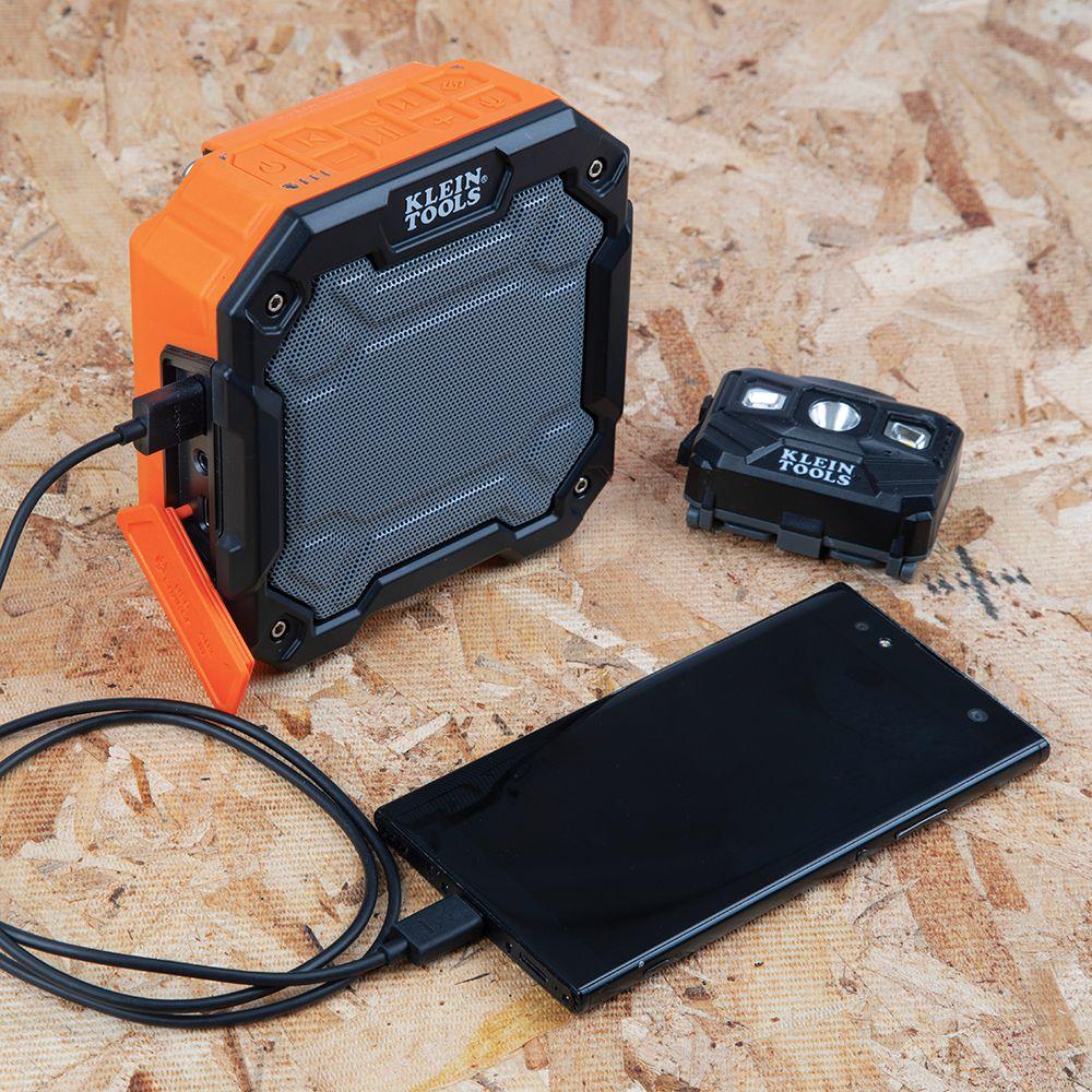 Klein Tools Bluetooth® Speaker with Magnetic Strap and Hook, Model AEPJS3 - Image 12