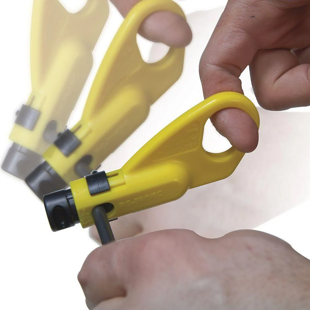 Klein Tools Coax Cable 2-Level Radial Stripper, Model VDV110-061* - Image 3