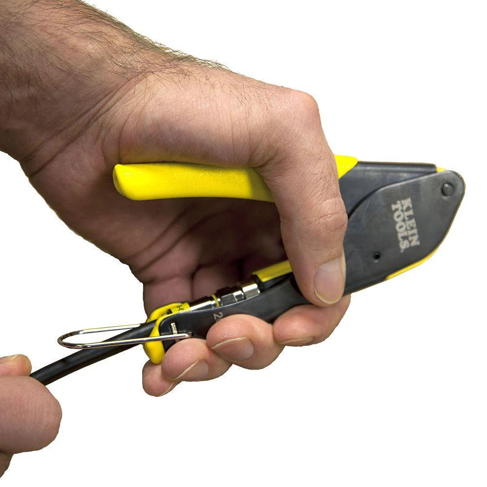 Klein Tools Compact Compression Crimper, F-Connector, Model VDV212-008-SEN* - Image 3