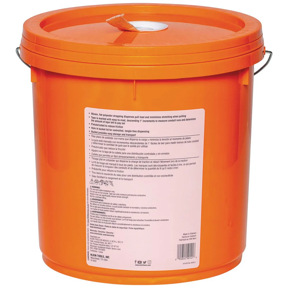 Klein Tools Conduit Measuring Pull Tape, 2500-Pound x 1000-Foot, Model 50141* - Image 13