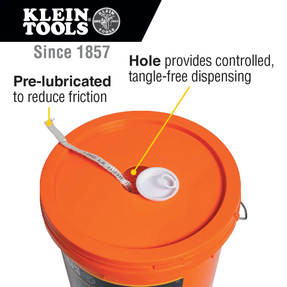 Klein Tools Conduit Measuring Pull Tape, 2500-Pound x 1000-Foot, Model 50141* - Image 4
