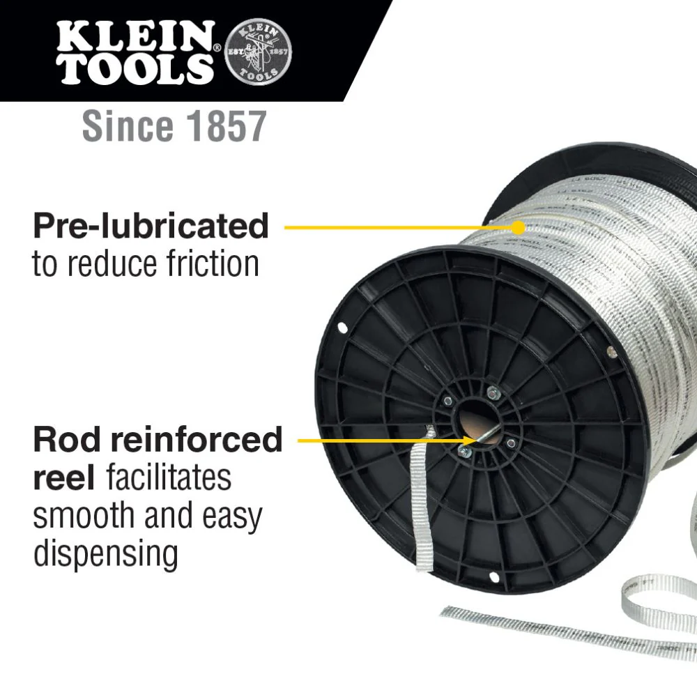 Klein Tools Conduit Measuring Pull Tape, 2500-Pound x 3000-Foot, Model 50142* - Image 4