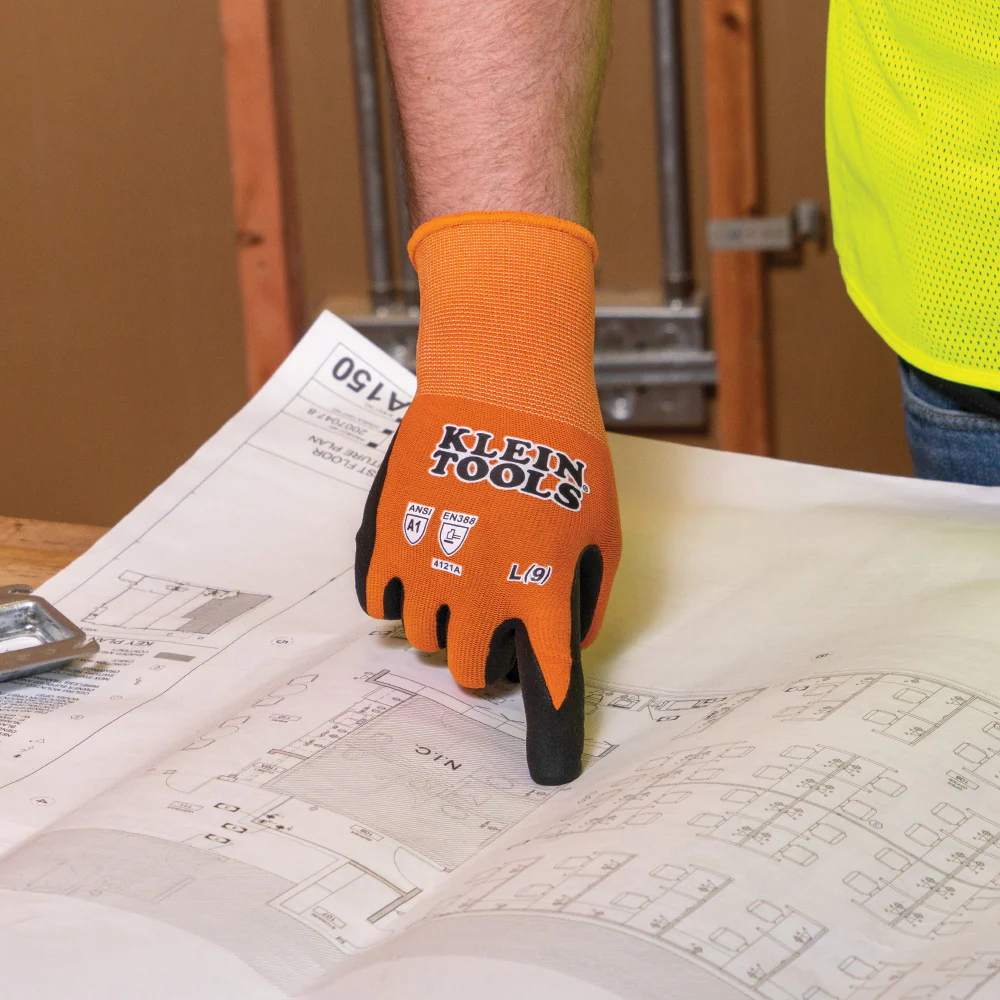 Klein Tools Cut 1 Knit Dip Glove, Small (2 PK), Model 60579 - Image 9