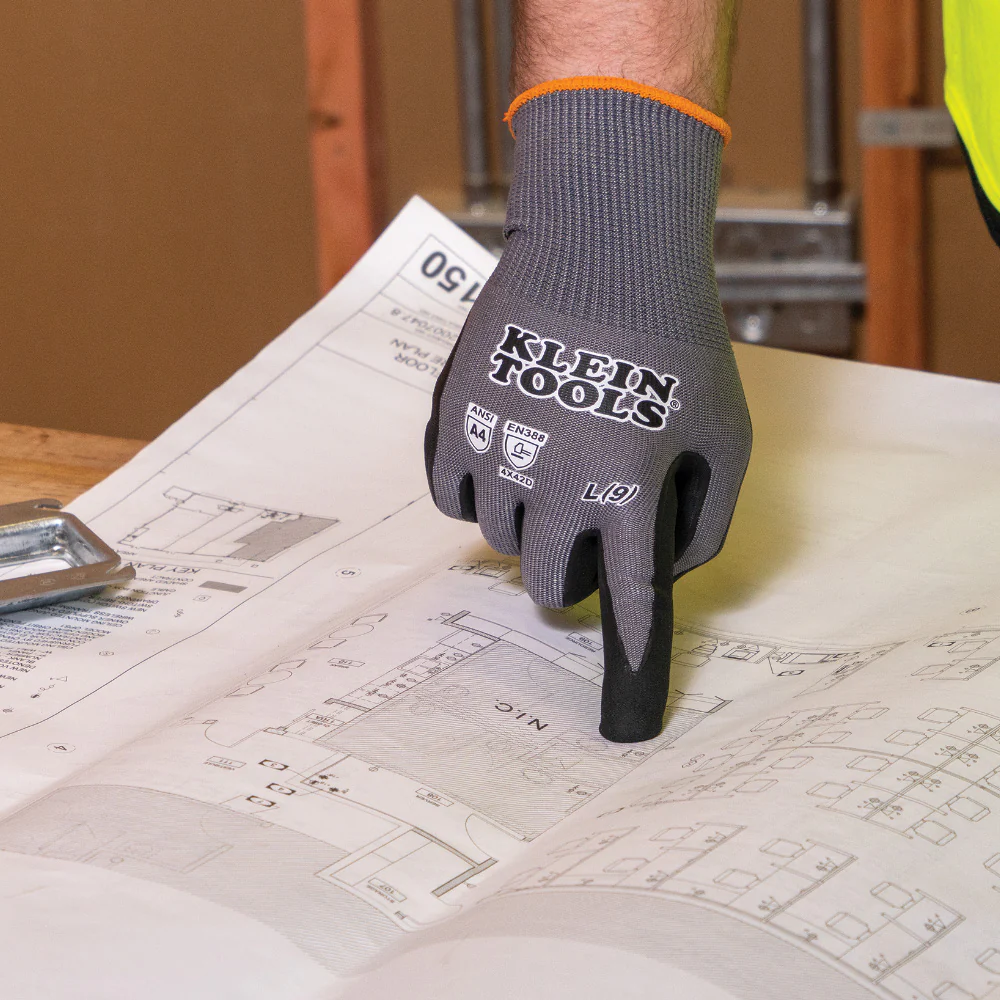 Klein Tools Cut 4 Knit Dip Glove, Large (2 PK), Model 60589* - Image 9