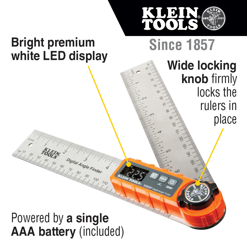 Klein Tools Digital Angle Finder, Model 935DAF - Image 2
