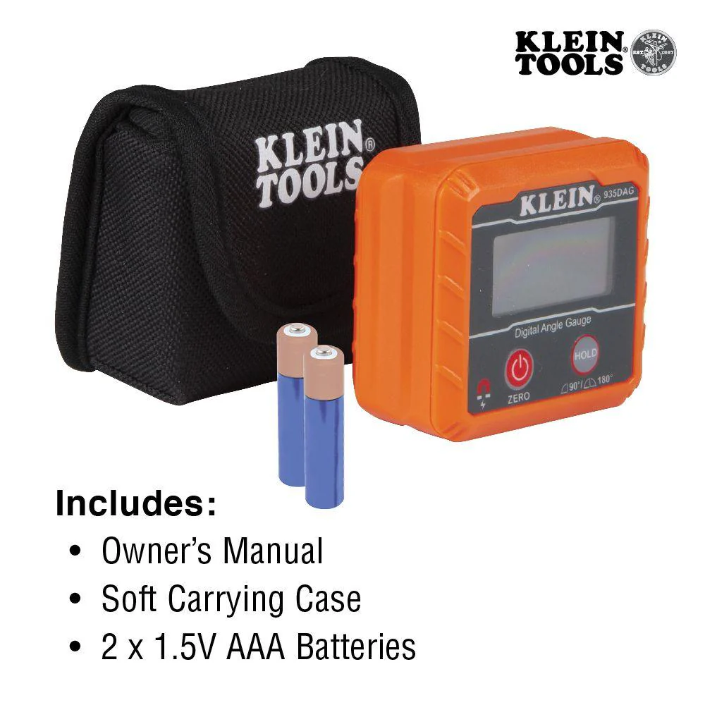 Klein Tools Digital Angle Gauge and Level, Model 935DAG - Image 3