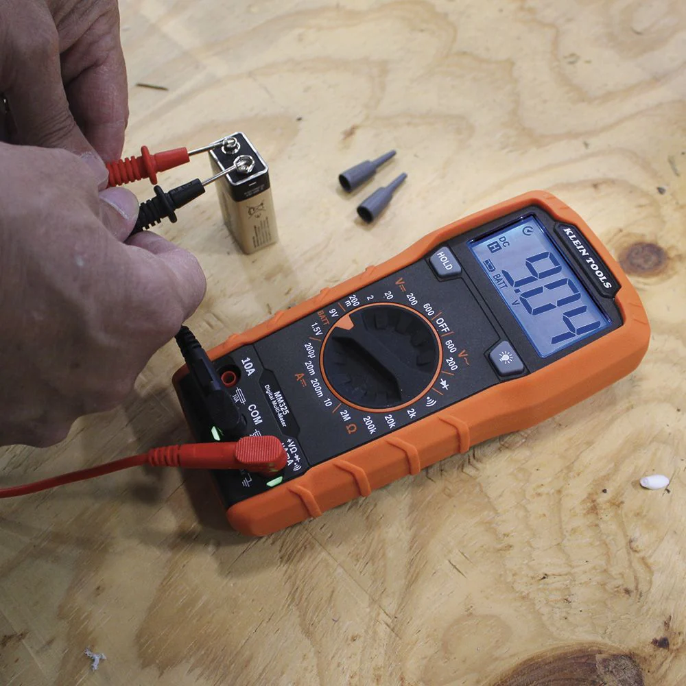 Klein Tools Digital Multimeter, Manual-Ranging, 600V, Model MM325* - Image 6