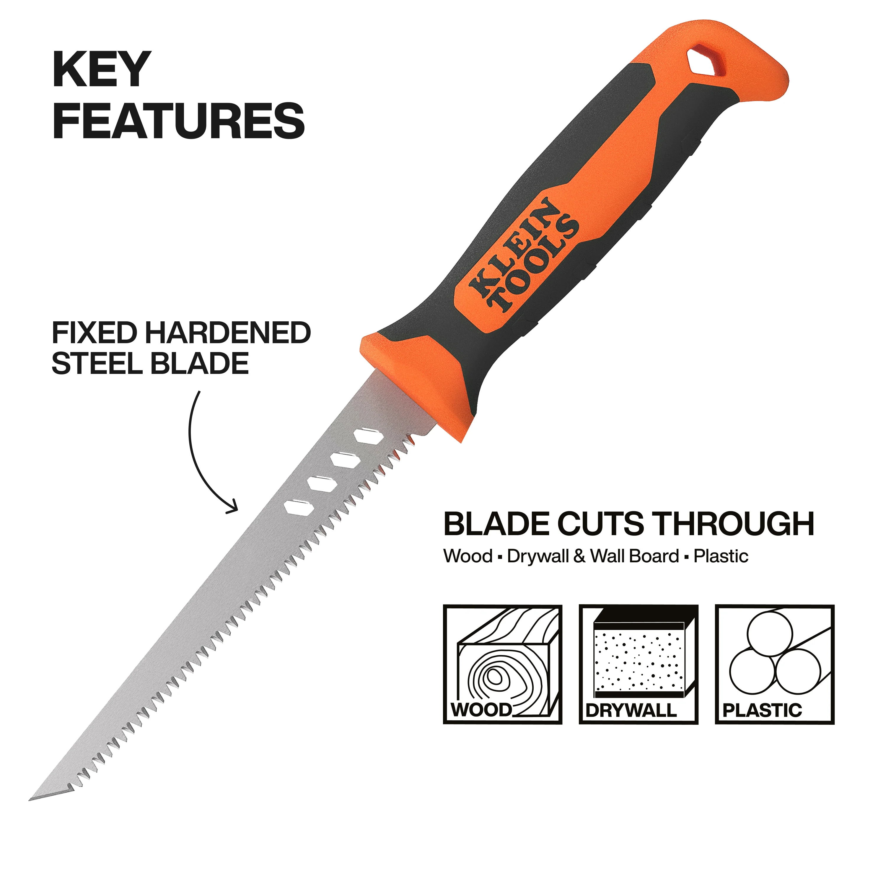 Klein Tools Fixed Blade Rasping Jab Saw 31711 - Image 2