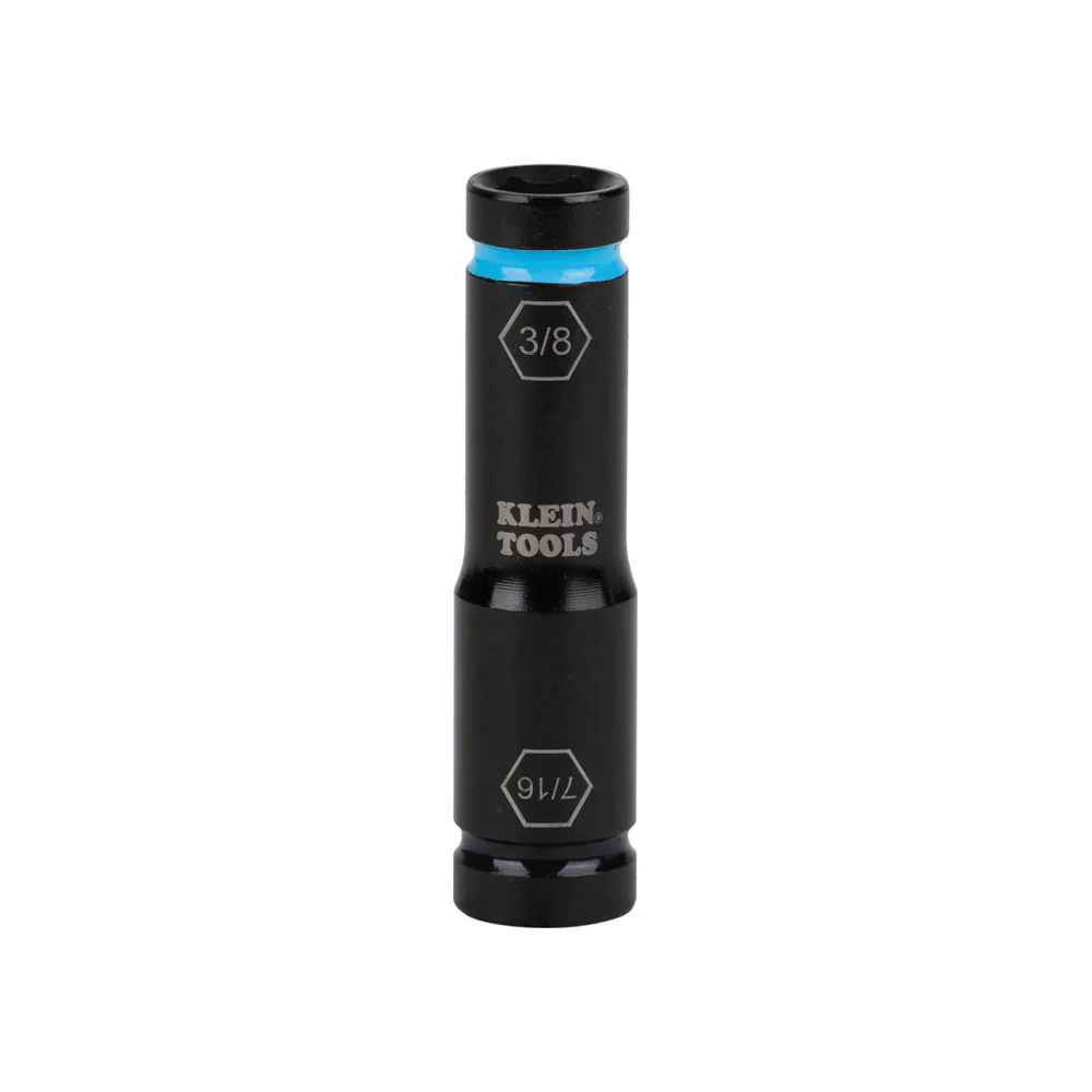Klein Tools Flip Impact Socket, 7/16 and 3/8-Inch, Model 66077*