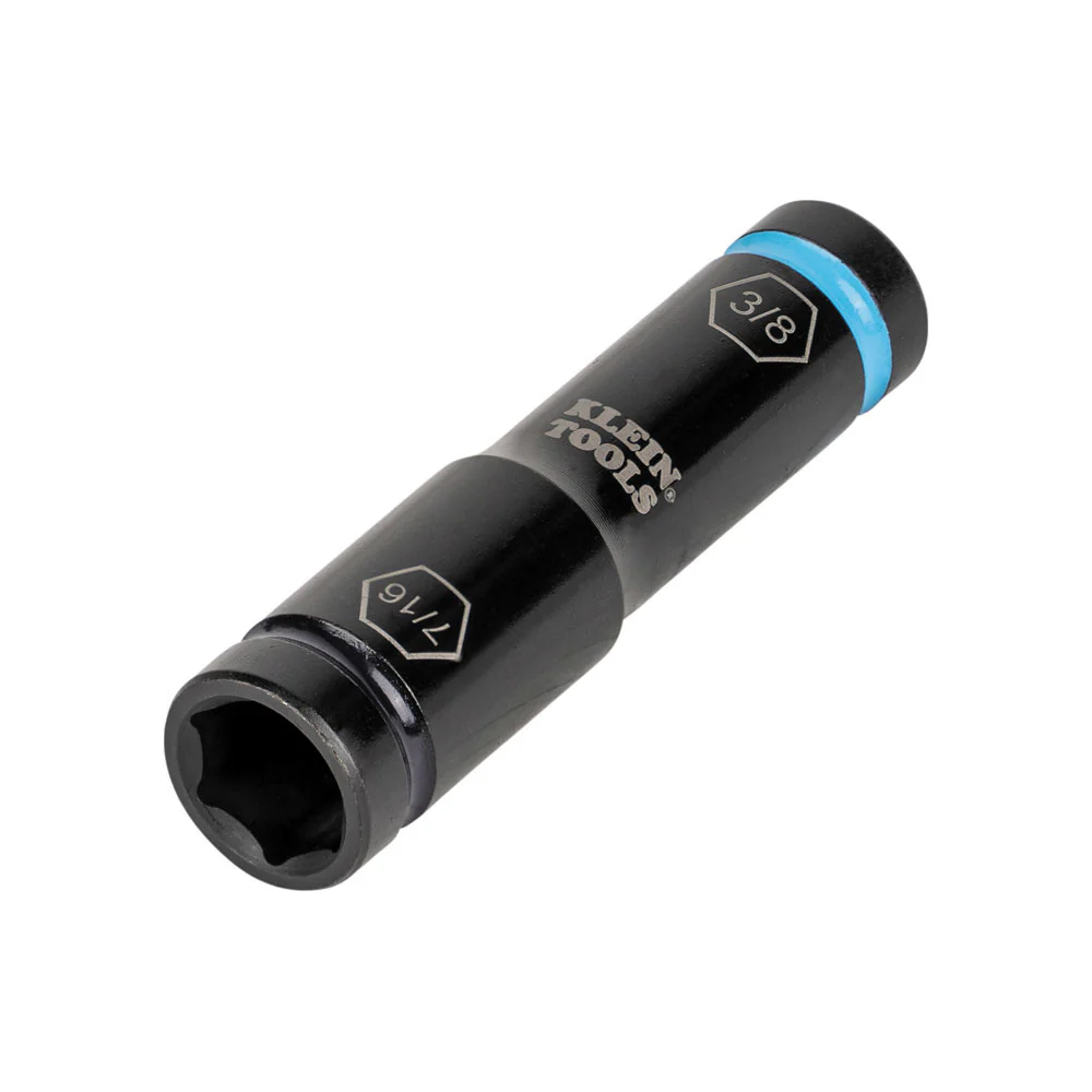 Klein Tools Flip Impact Socket, 7/16 and 3/8-Inch, Model 66077* - Image 7