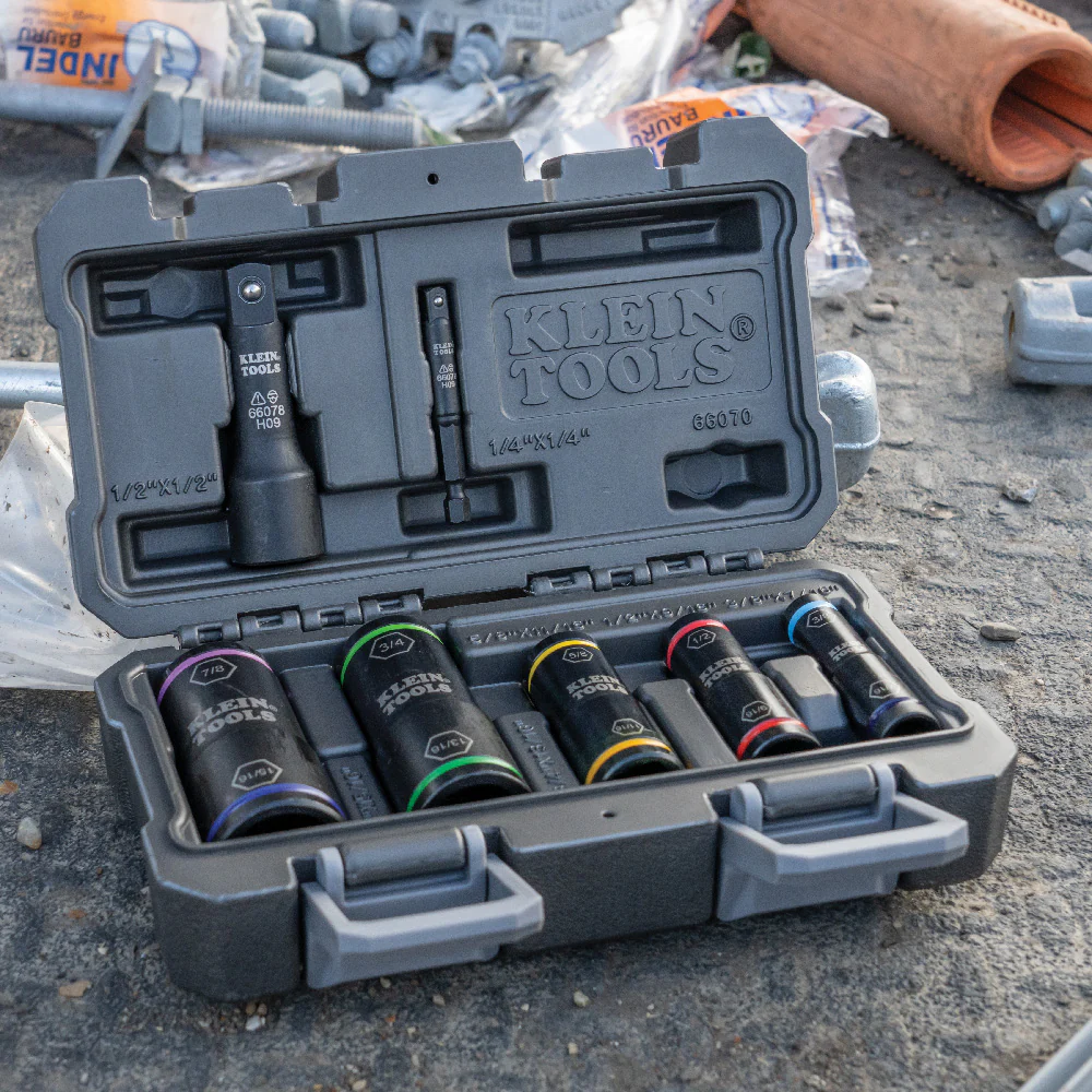 Klein Tools Flip Impact Socket Set, 7-Piece, Model 66070 - Image 7