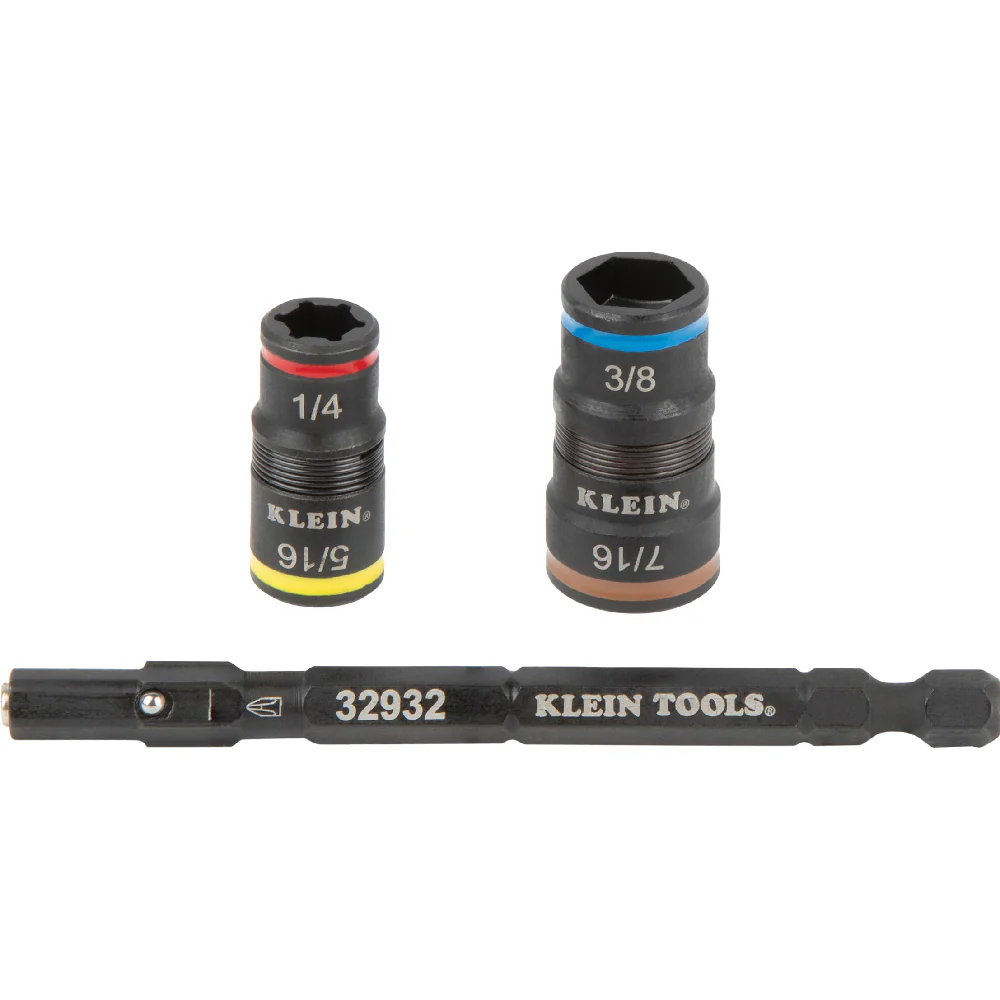 Klein Tools Flip Socket, Mini Ratchet and Multi-Bit Driver Set, 3-Piece, Model 85515HD* - Image 8