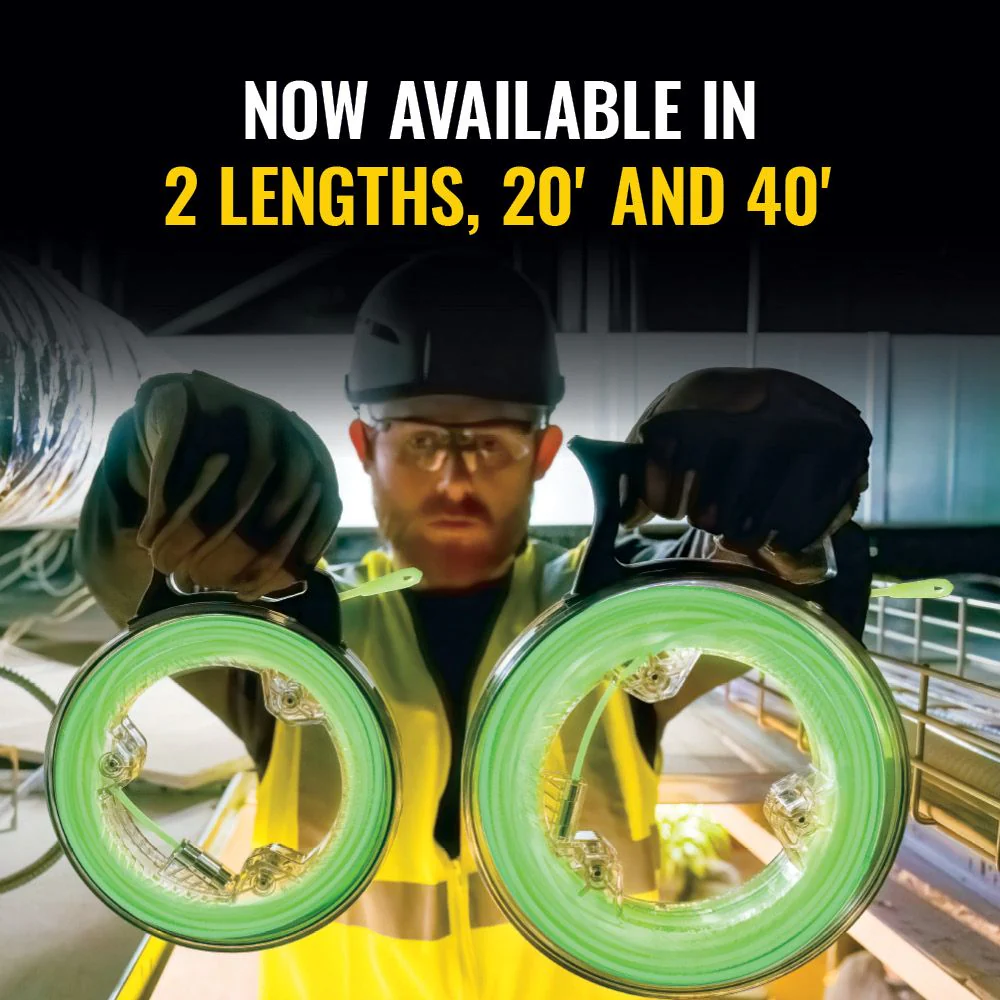 Klein Tools Glow In The Dark Fish Tape, 40-Foot, Model 50660* - Image 4