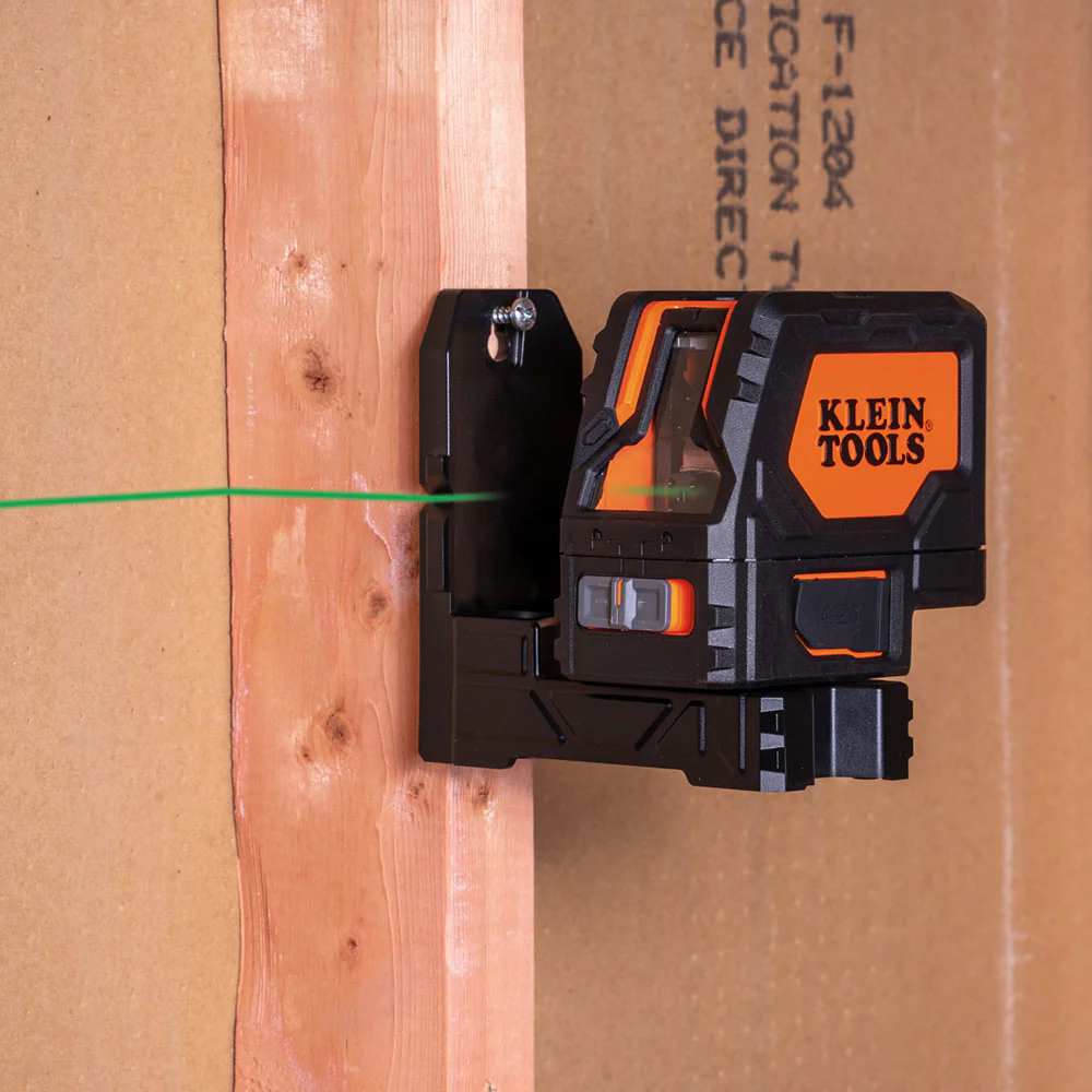 Klein Tools Green Rechargeable Cross-Line Laser Level, Model 93LCLGR - Image 4