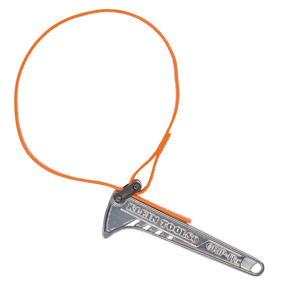 Klein Tools Grip-It™ Strap Wrench, 1-1/2 to 4-Inch, 6-Inch Handle, Model S6HB*