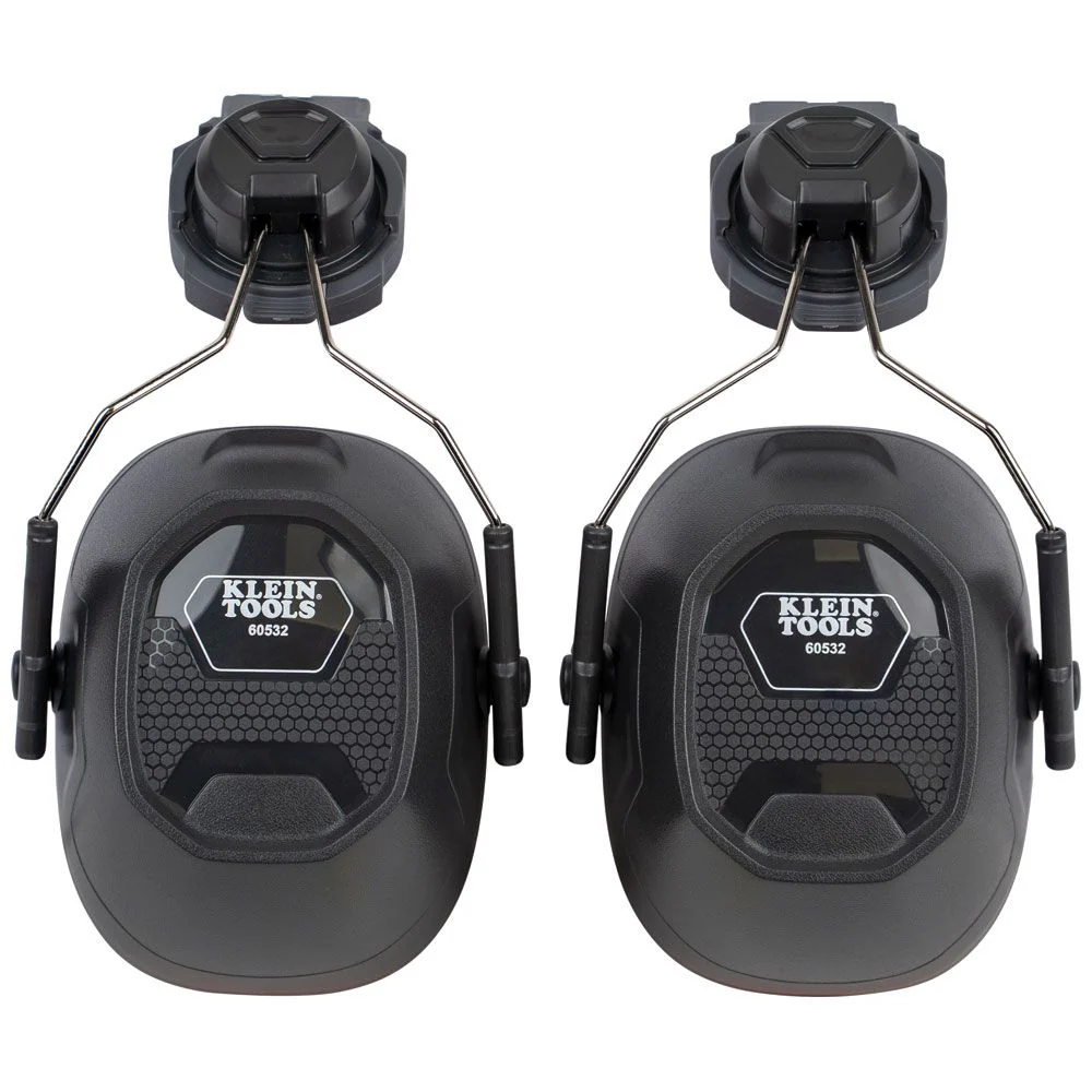 Klein Tools Hard Hat Earmuffs for Cap Style and Safety Helmets, Model 60532