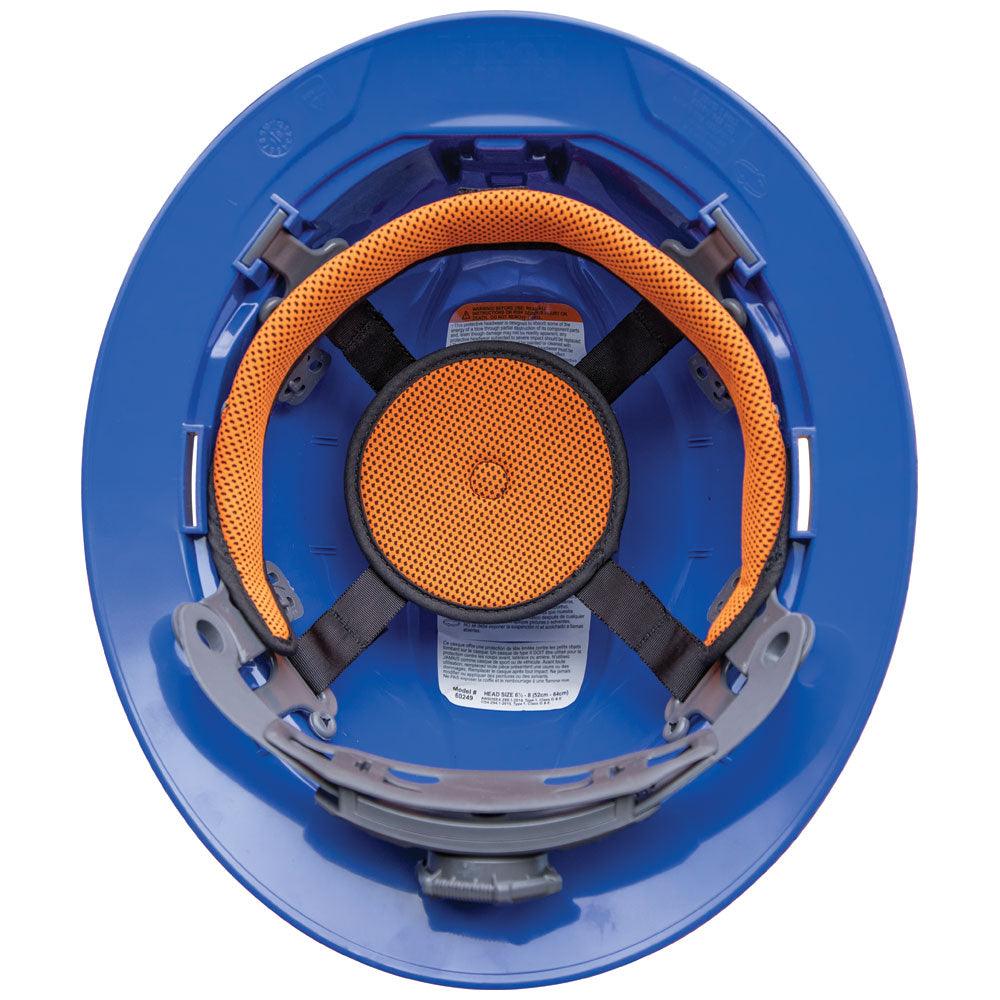 Klein Tools Hard Hat Full Brim, Non-vented, Blue, Model 60249 - Image 2