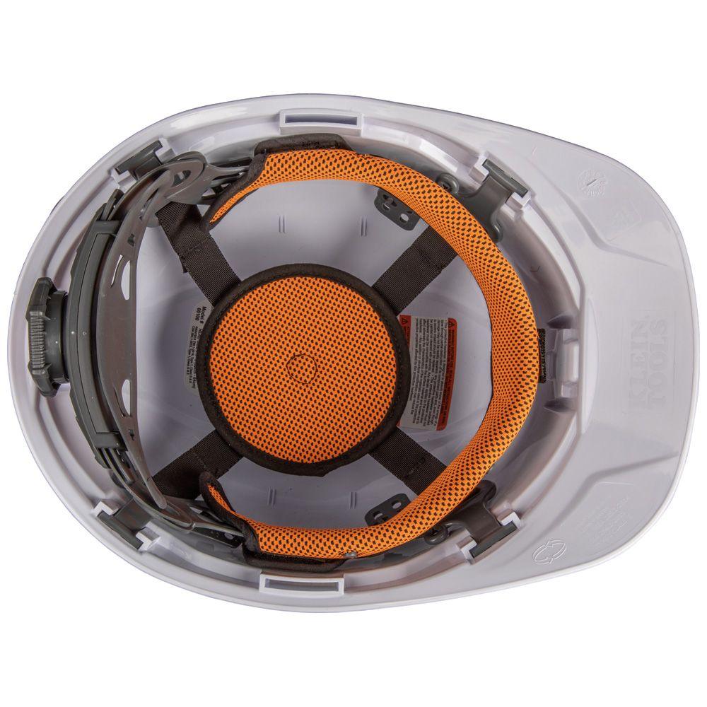 Klein Tools Hard Hat, Non-Vented, Cap Style, White, Model 60100* - Image 4
