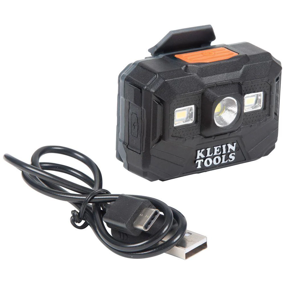 Klein Tools Hard Hat, Non-Vented, Cap Style with Rechargeable Headlamp, White, Model 60107RL - Image 10