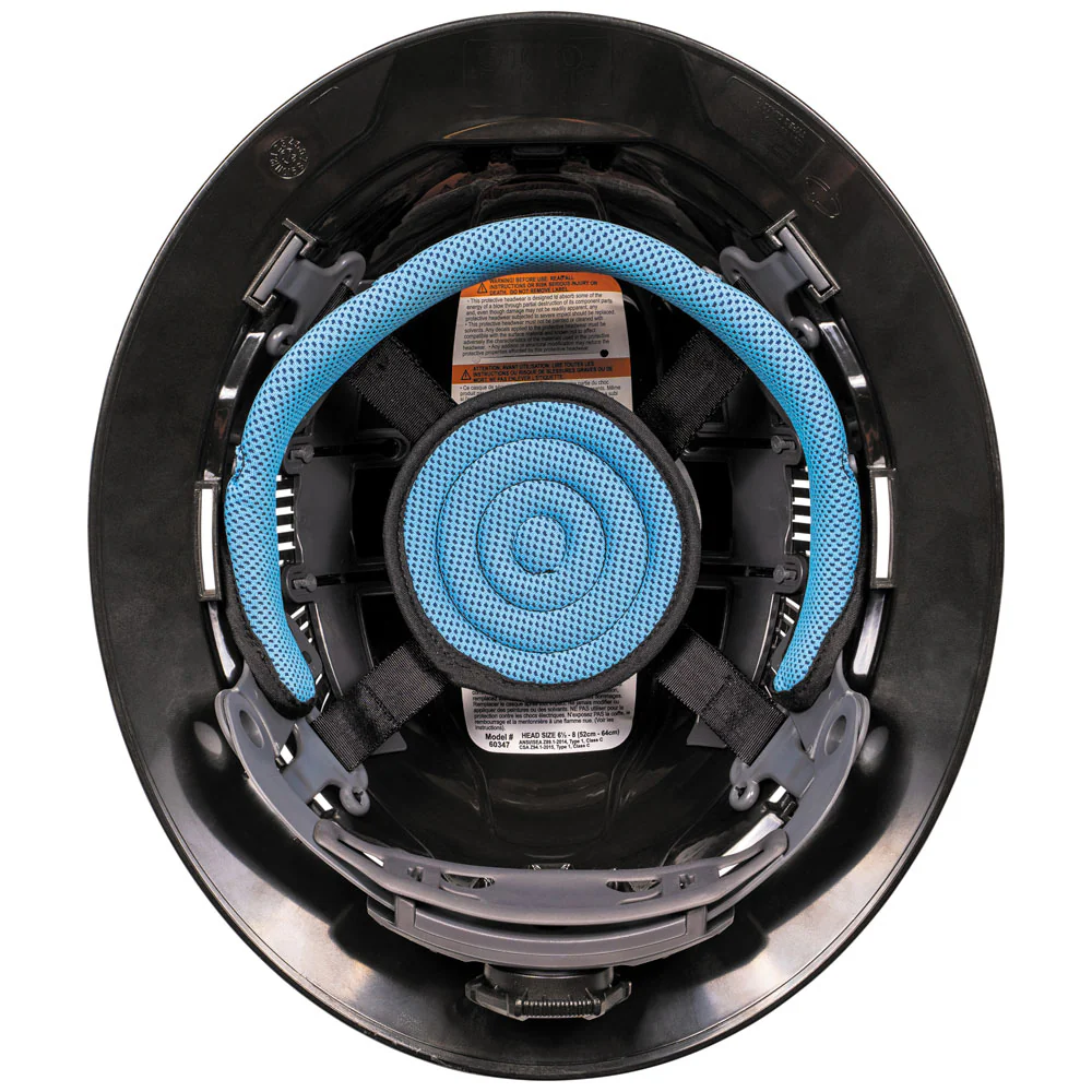 Klein Tools Hard Hat, Premium KARBN™ Pattern, Vented Full Brim, Class C, Model 60626 - Image 6