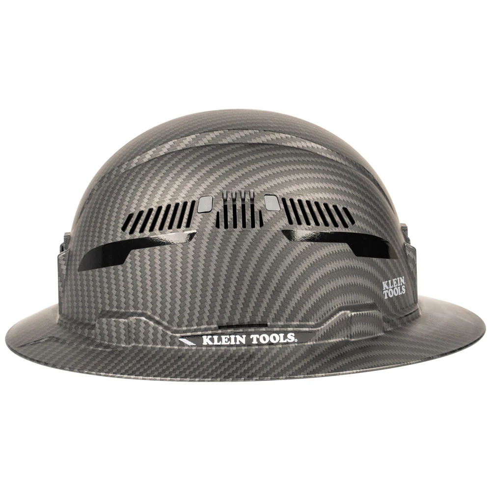 Klein Tools Hard Hat, Premium KARBN™ Pattern, Vented Full Brim, Class C, Model 60626 - Image 7