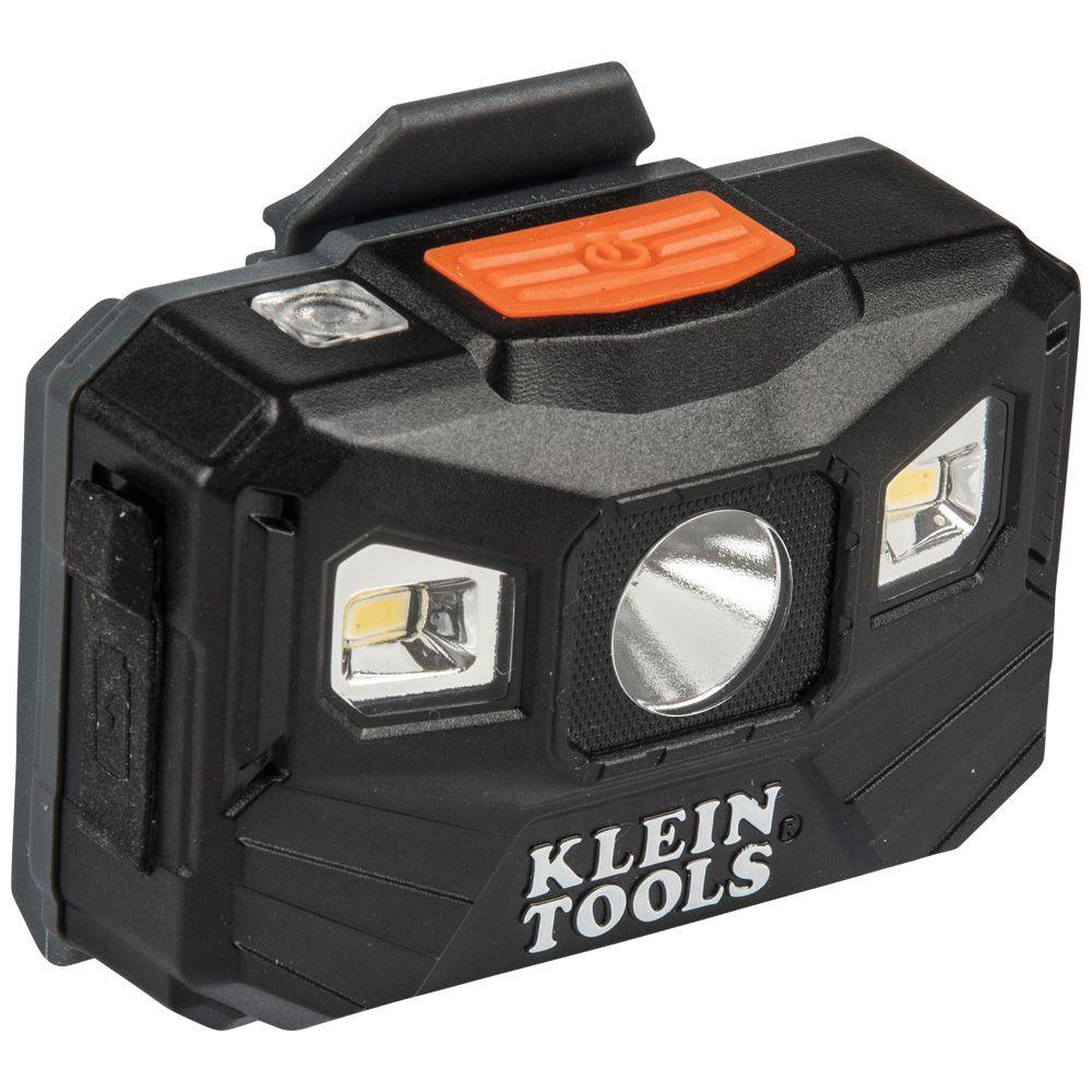 Klein Tools Hard Hat, Premium KARBN™ Pattern, Vented Full Brim, Class C with Headlamp, Model 60347 - Image 10