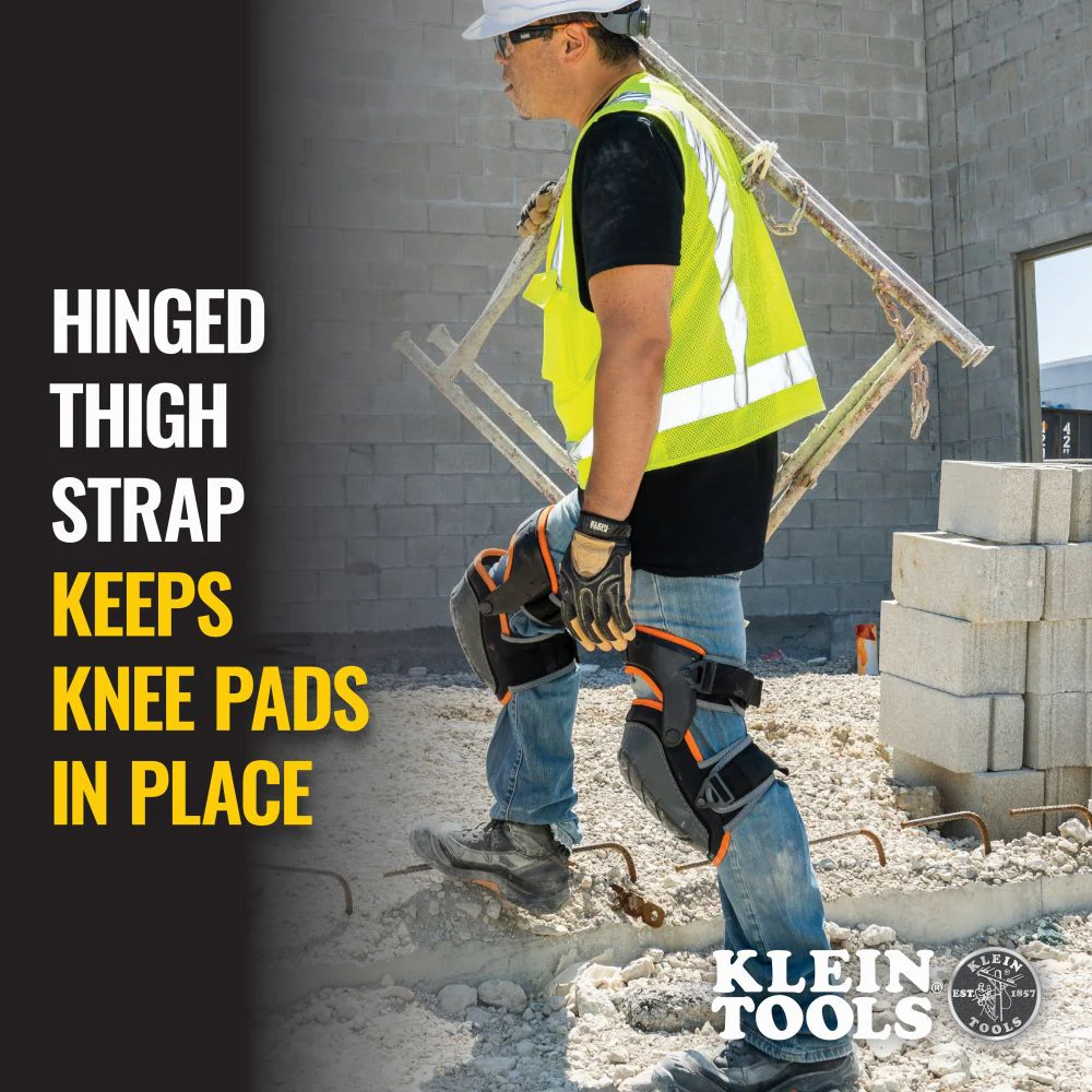 Klein Tools Heavy Duty Hinged Knee Pads, Model 60491* - Image 4