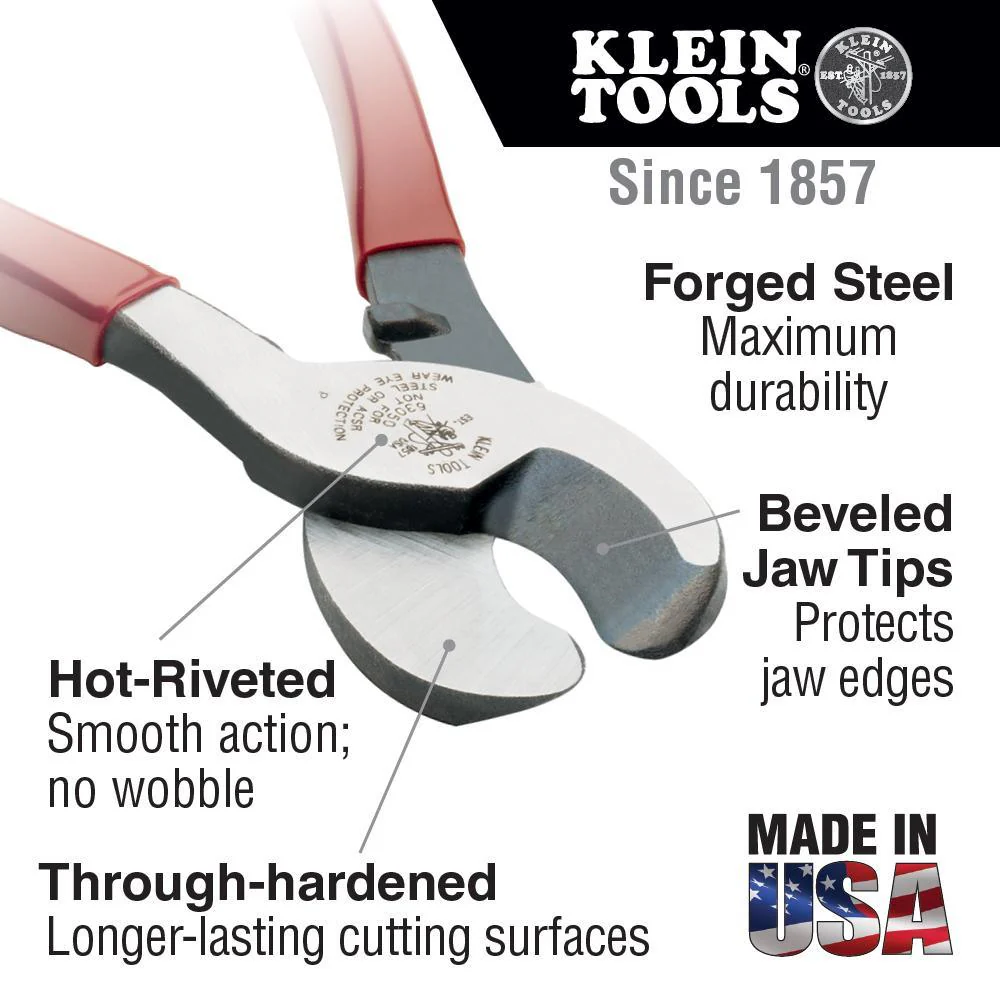 Klein Tools High Leverage Cable Cutter, Model 63050 - Image 5