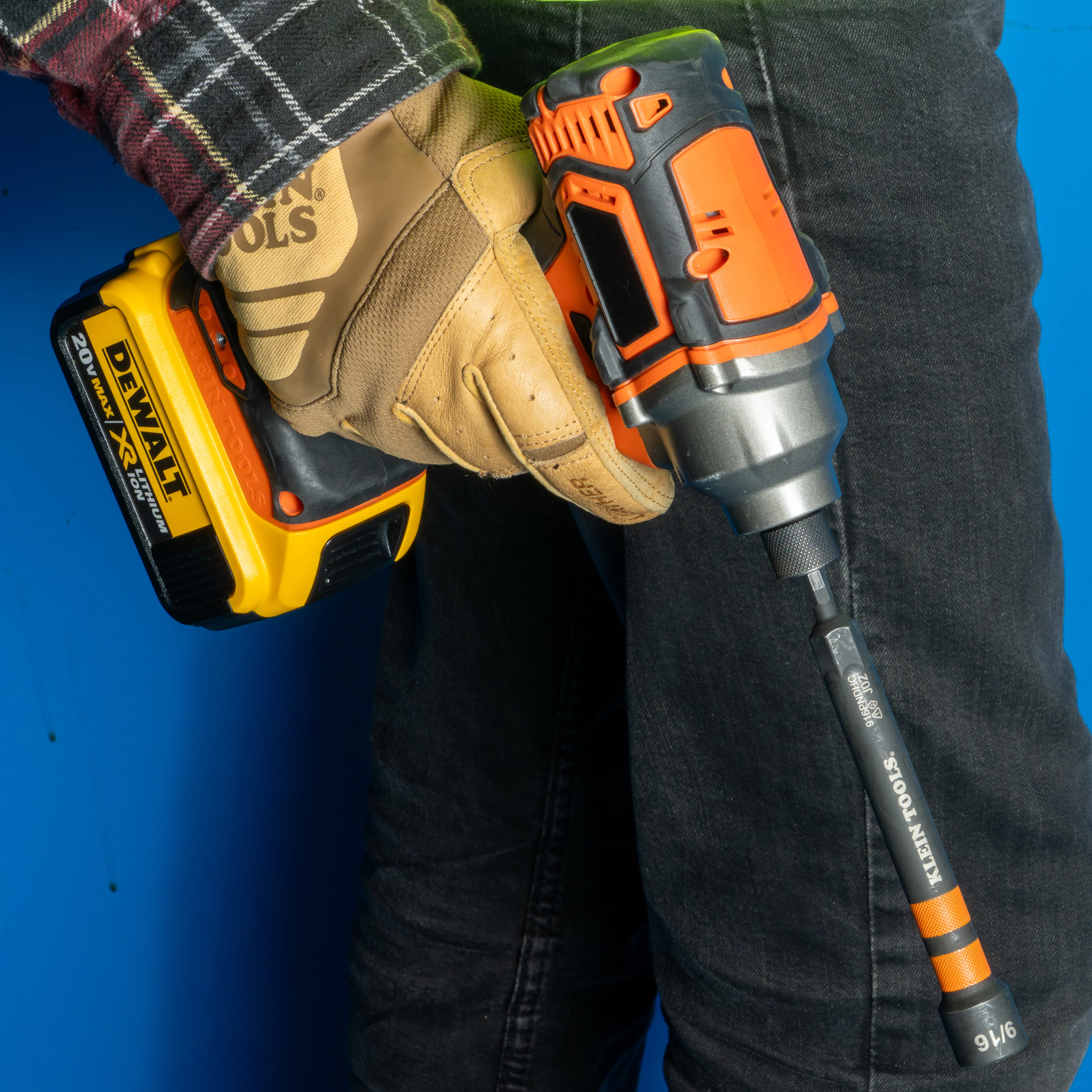 Klein Tools Hollow Magnetic Color-Coded Ratcheting Power Nut Driver, 7-Piece, Model 32950 - Image 5