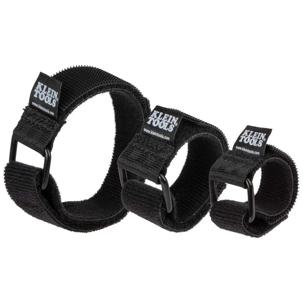Klein Tools Hook and Loop Cinch Straps, 6-Inch, 8-Inch and 14-Inch Multi-Pack, Model 450-600*