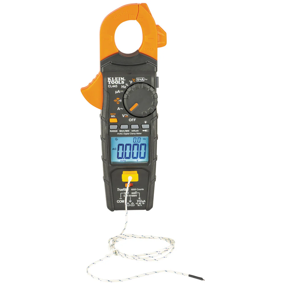 Klein Tools HVAC Clamp Meter, Model CL445* - Image 11