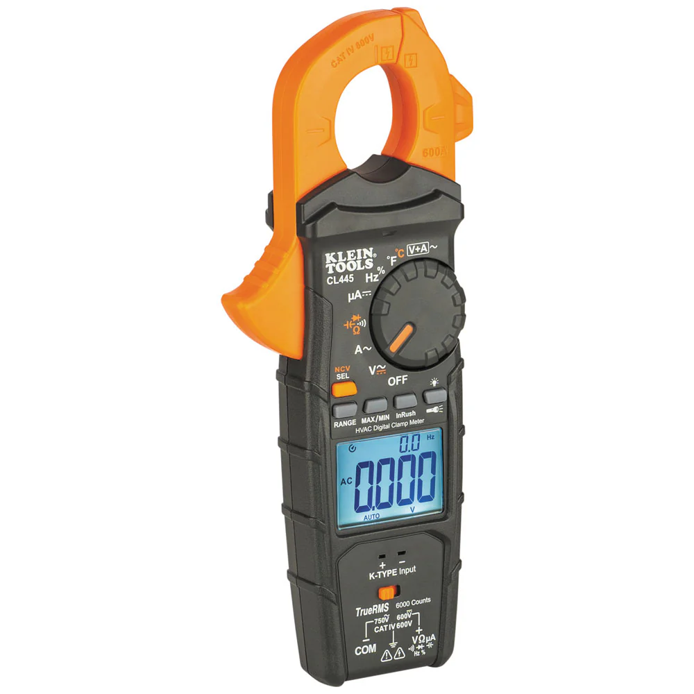 Klein Tools HVAC Clamp Meter, Model CL445* - Image 8