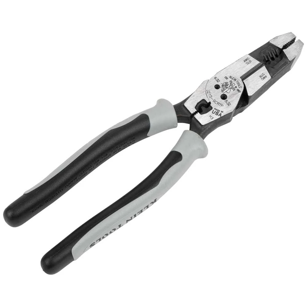 Klein Tools Hybrid Pliers with Crimper, Fish Tape Puller and Wire Stripper, Model J2159CRTP* - Image 4