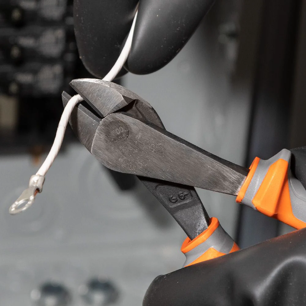 Klein Tools Insulated Diagonal Cutting Pliers, High Leverage, 8-Inch, Model 2288RINS* - Image 2