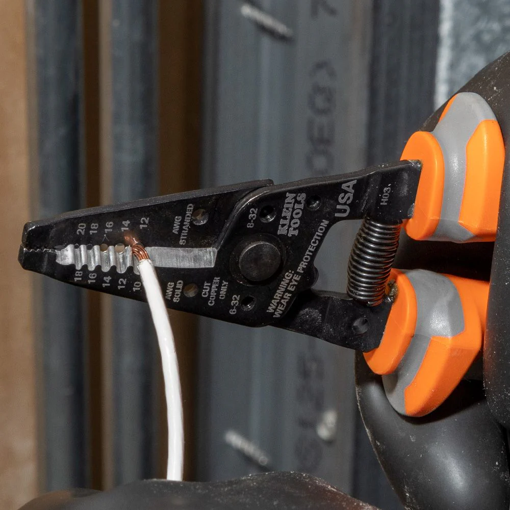 Klein Tools Insulated Klein-Kurve Wire Stripper and Cutter, Model 11055RINS* - Image 2