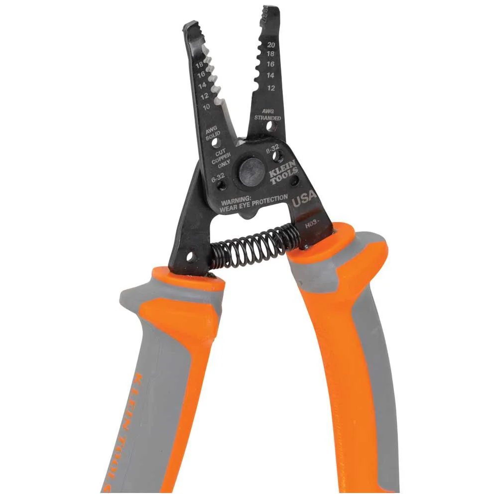 Klein Tools Insulated Klein-Kurve Wire Stripper and Cutter, Model 11055RINS* - Image 7