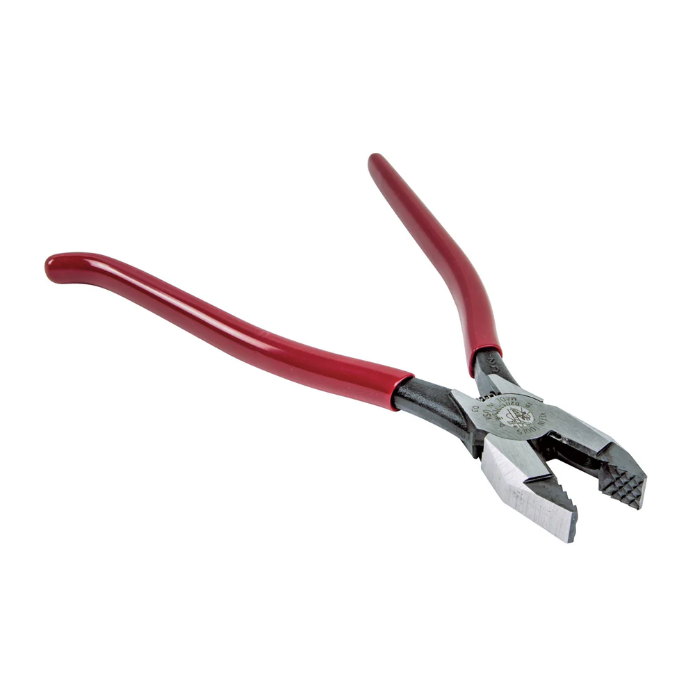 Klein Tools Ironworker's Pliers, Aggressive Knurl, 9-Inch, Model D201-7CSTA* - Image 8