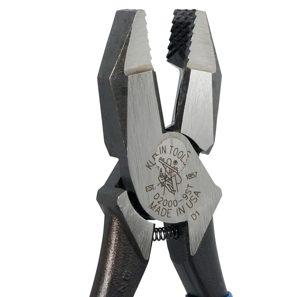 Klein Tools Ironworker's Pliers , Heavy-Duty Cutting, 9-Inch, Model D2000-9ST* - Image 9