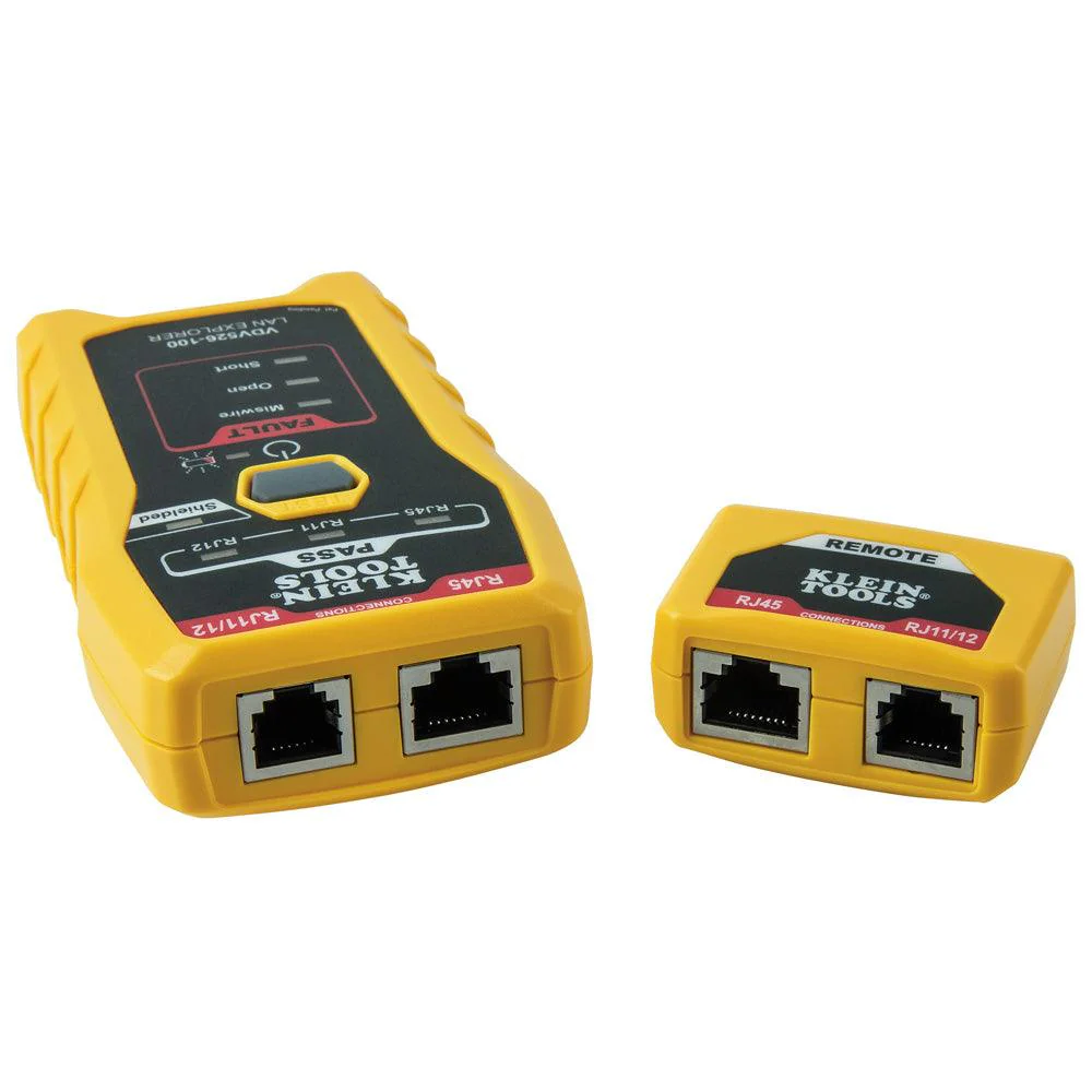 Klein Tools LAN Explorer Data Cable Tester with Remote, Model VDV526-100 - Image 2