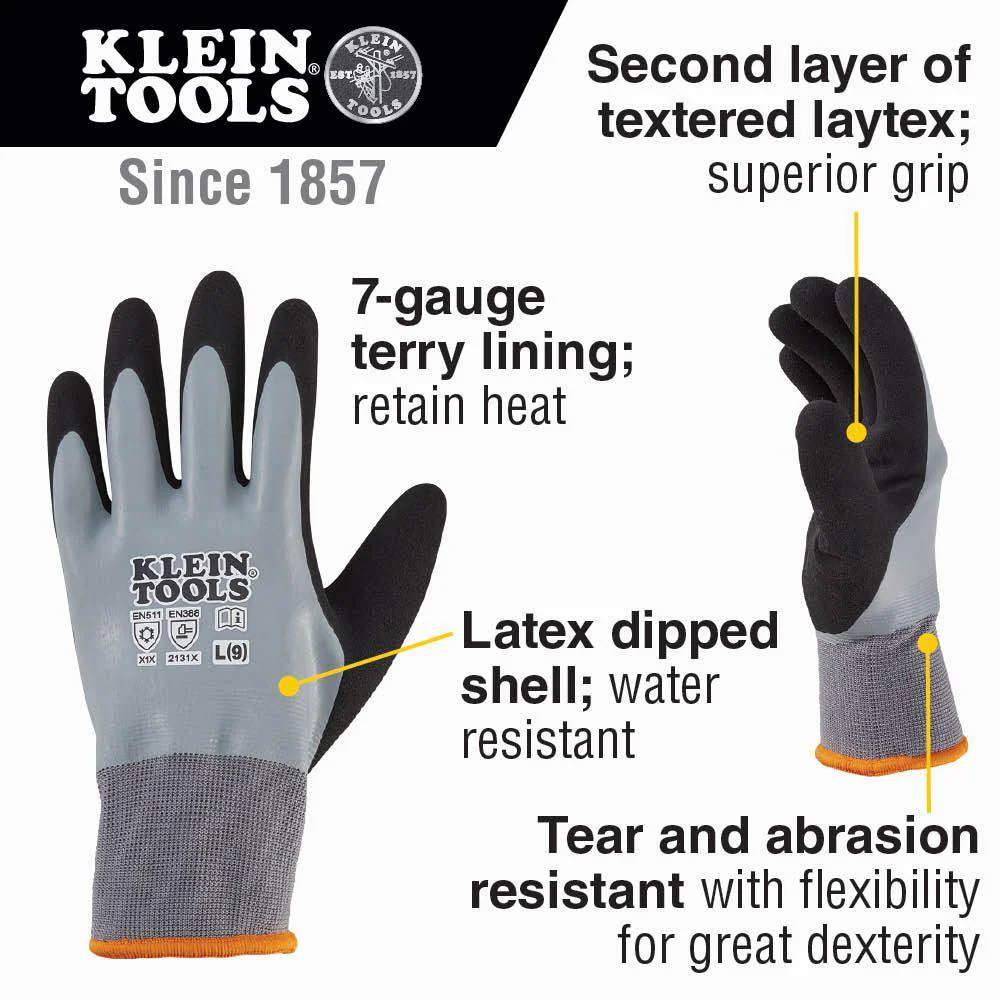 Klein Tools Large Coated Thermal Glove Model 60389 - Image 8