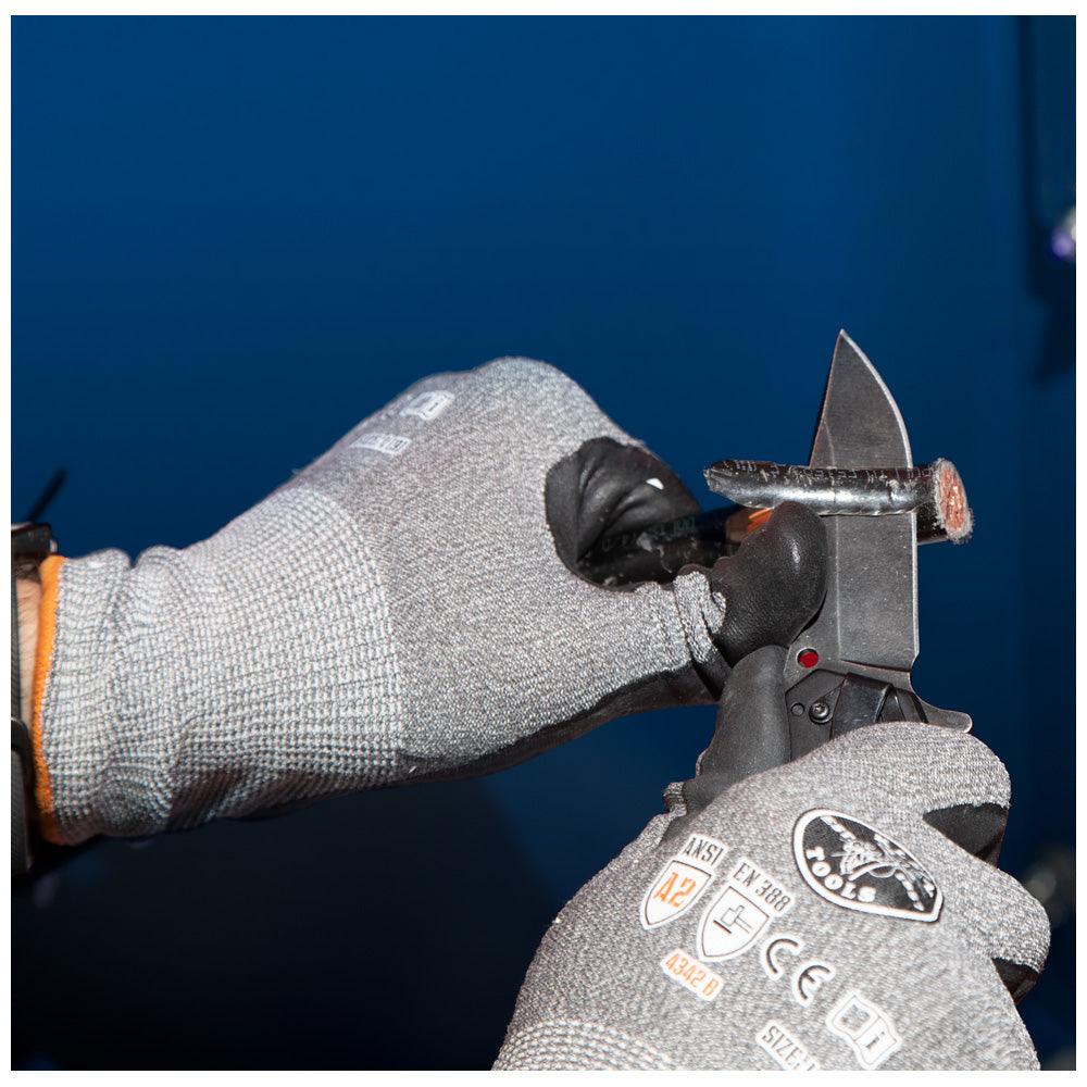 Klein Tools Large Cut 2 Touchscreen Leather Gloves (2 Pairs) Model 60185 - Image 3