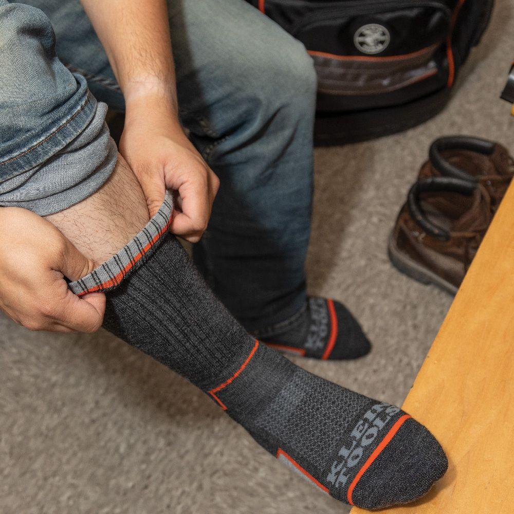 Klein Tools Large Performance Thermal Socks, Model 60508 - Image 4